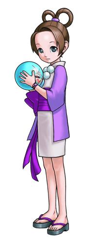 Pearl Fey holding a Steel Samurai ball
